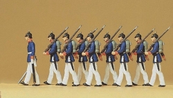 Preußische Infanterie. Parade 